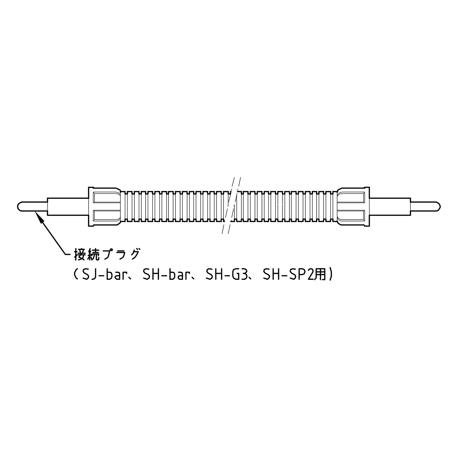 Dây cáp rơ le/kết nối (5m) No.SJ-EC5