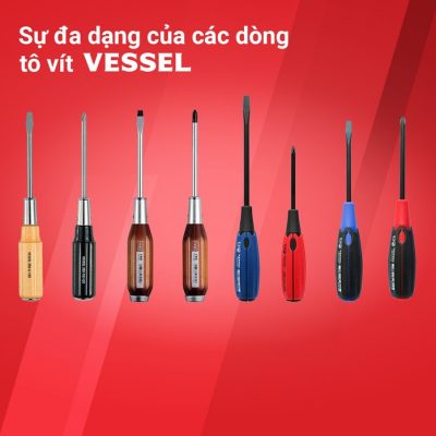 Sự đa dạng của các dòng tô vít Vessel